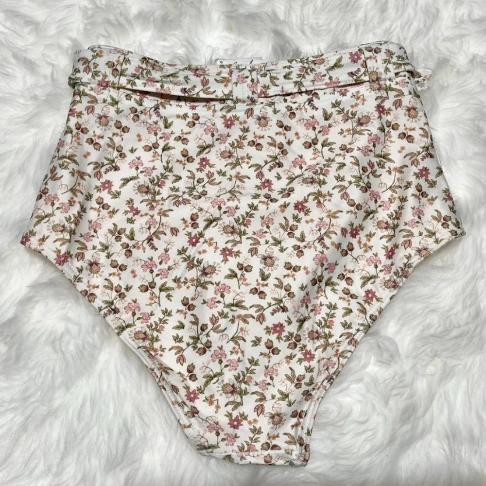 Peony Women's Size 2 Floral Bikini Top And Bottom NEW NWT - Picture 7 of 7
